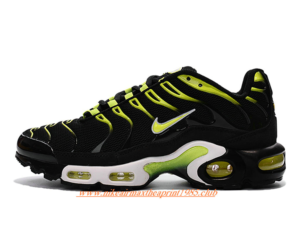 nike tn noir et vert fluo